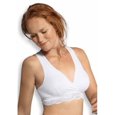 Brassière d’allaitement cache-coeur en coton bio CarriWell