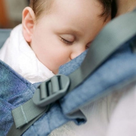 Porte-bébé BOBA X Chambray : bretelles réglables et rembourrées