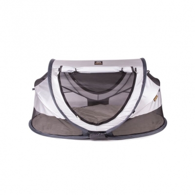 Lit de voyage Peuter Luxe Deryan - Argent - avec ouverture latérale