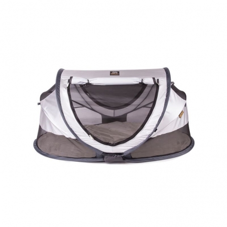 Lit de voyage Peuter Luxe Deryan - Argent - avec ouverture latérale