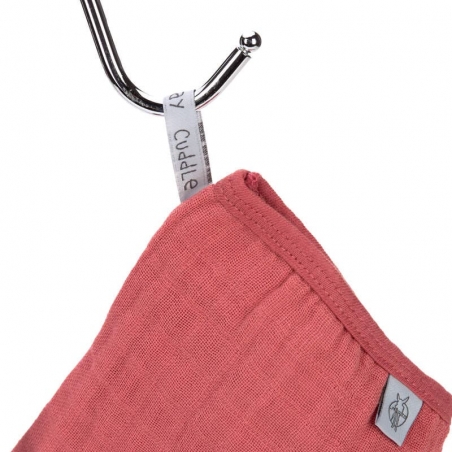 Lot de 3 gants en mousseline Lässig - Bois de rose : lavables en machine et très vite secs