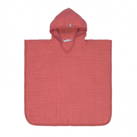 Poncho de Bain en Mousseline Bois de Rose Lässig Lässig - 1