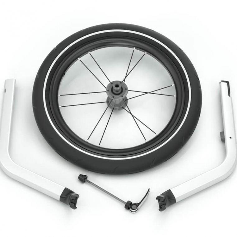 Kit Jogging Pour Remorque Enfant Thule Chariot 2 - Simple - Neuf Sous Blister