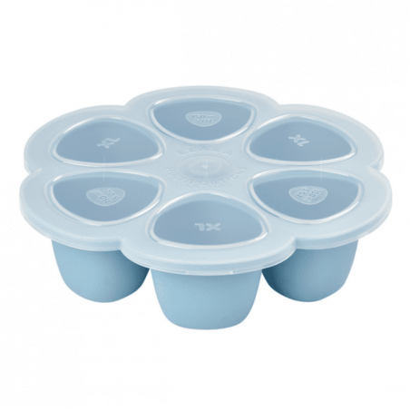 Multiportions silicone 6*150 Béaba - bleu