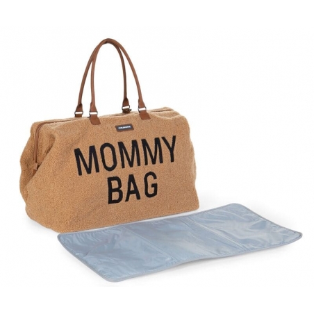 Mommy Bag Childhome Teddy beige - avec matelas à langer