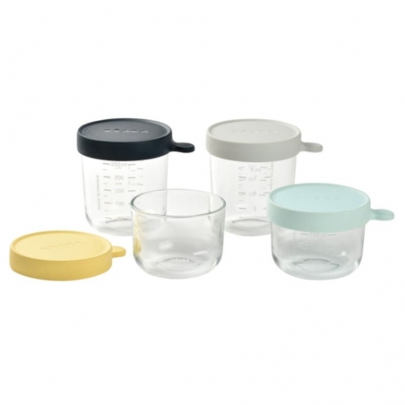 Boites de conservation portions avec couvercle clipsable