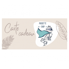 Carte cadeau 50 € 2