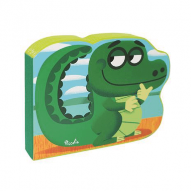 Livre Cartonné Mini-Animaux Crocodile