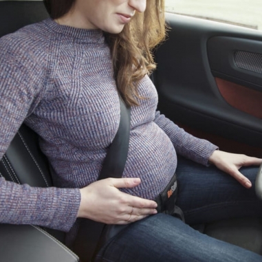 Ceinture De Sécurité Grossesse Réglable - Pour Femmes Enceintes, Post-césarienne, Obésité Abdominale - Facile à Installer - 9
