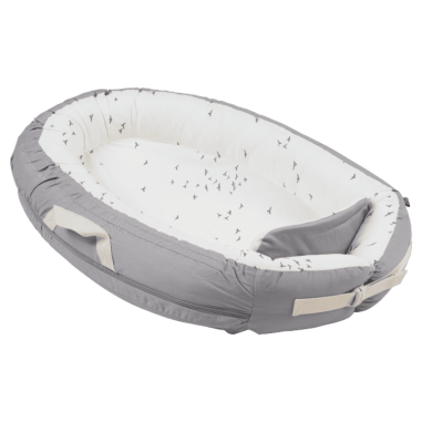 Babynest Voksi - Light Grey Flying