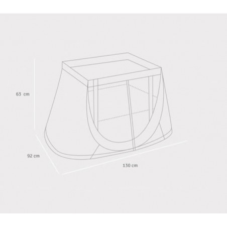Lit de Voyage Ultra Compact Instant Aeromoov Gris Aeromoov - 23