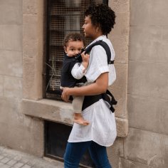 Porte-bébé BOBA X - Lin Noir Boba 2