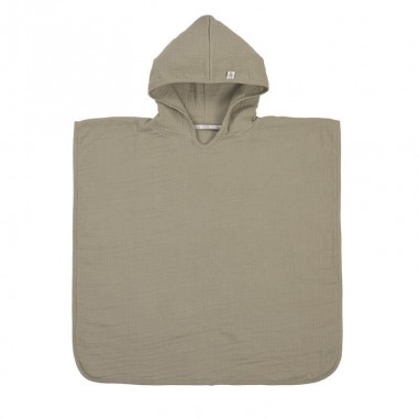 Poncho de Bain en Mousseline Olive...