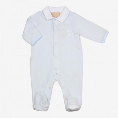 Pyjama Bébé en Velours Bleu... 2