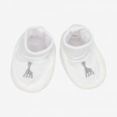 Chaussons bébé Blanc Sophie la Girafe Trois Kilos Sept