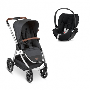 Pack Poussette Double Duet Mountain Buggy + 2 Coques Cloud T i-Size Cybex