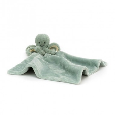 Doudou Pieuvre Odyssey Octopus Vert...