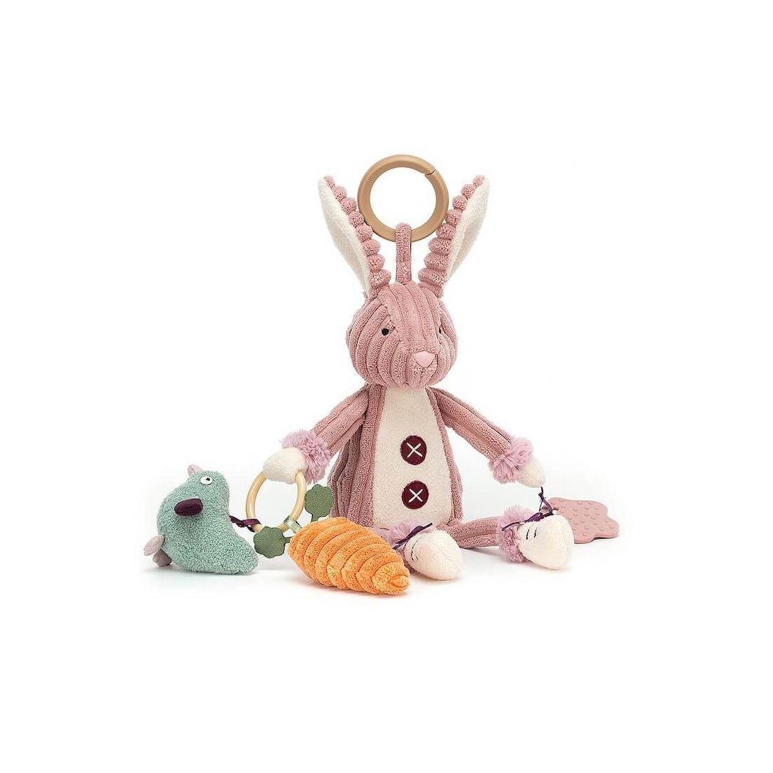 Jouet d'Activité Lapin avec Anneau Cordy Roy Jellycat