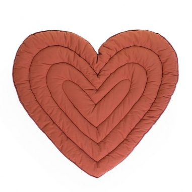 Tapis d'éveil Coeur Terracotta (120...