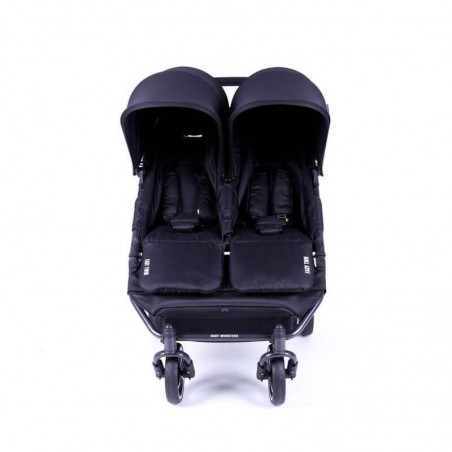 Easy Twin 3S Light Chassis Noir Poussette Double Réversible + Habillage Pluie Baby Monsters Baby Monsters - 10