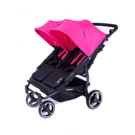 Easy Twin 3S Light Chassis Noir Poussette Double Réversible + Habillage Pluie Baby Monsters Baby Monsters - 28