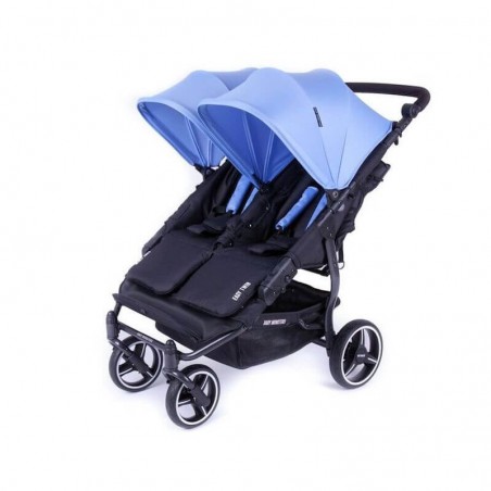 Easy Twin 3S Light Chassis Noir Poussette Double Réversible + Habillage Pluie Baby Monsters Baby Monsters - 60