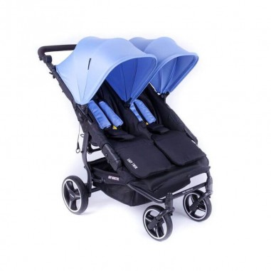 Easy Twin 3S Light Chassis Noir Poussette Double Réversible + Habillage Pluie Baby Monsters Baby Monsters - 58