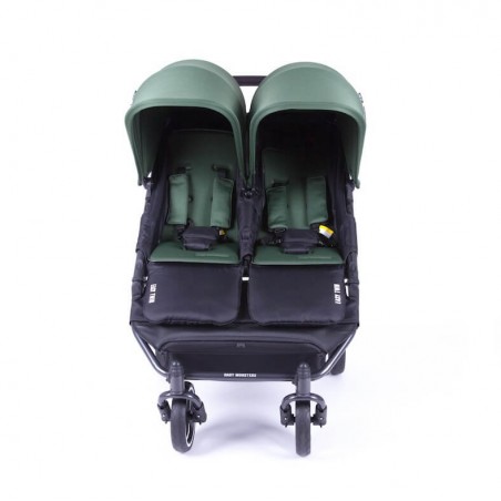 Easy Twin 3S Light Chassis Noir Poussette Double Réversible + Habillage Pluie Baby Monsters Baby Monsters - 70