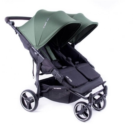 Easy Twin 3S Light Chassis Noir Poussette Double Réversible + Habillage Pluie Baby Monsters Baby Monsters - 69
