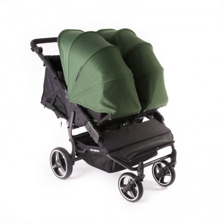 Easy Twin 3S Light Chassis Noir Poussette Double Réversible + Habillage Pluie Baby Monsters Baby Monsters - 101
