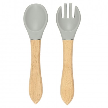 Set de 2 couverts bébé bambou et...