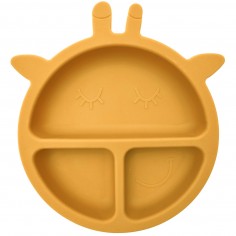 Assiette en silicone - Girafe