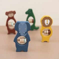 Hochet à perles en bois... 2