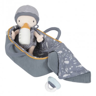 Set couffin et poupon bébé Jim -...