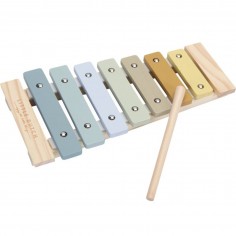 Xylophone en bois bleu -...