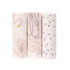 Lot de 3 Langes 80 x 80 cm Lässig Lässig - 1 2