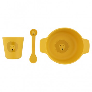 Set repas en silicone - Mr. Lion -...