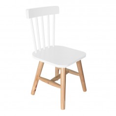 Chaise bois enfant - Blanche