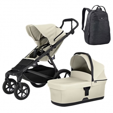 Pack 3 éléments poussette Soft beige...