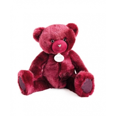 Ours en peluche bois de rose - 37 cm...
