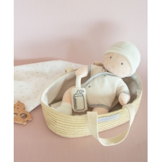 Poupon avec couffin gris et... 2
