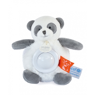 Peluche veilleuse panda 15 cm -...
