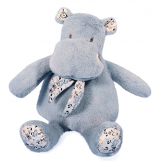 Peluche hippopotame bleu...