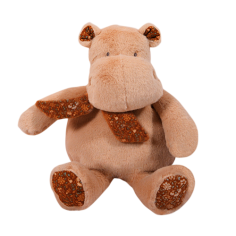 Peluche hippopotame corail...