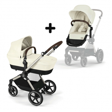 Poussette 2-en-1 Eos Lux Seashell...
