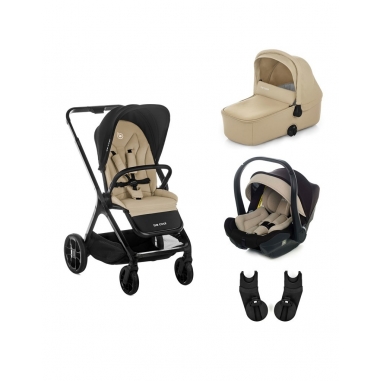 Trio poussette, nacelle et coque auto...