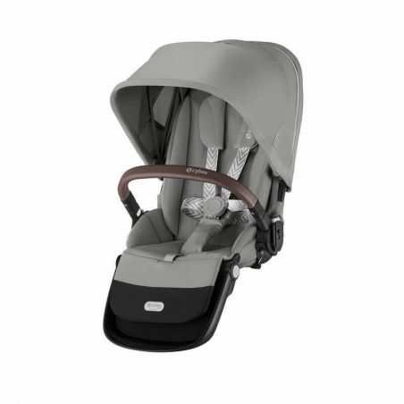 Poussette Gazelle S 2025 Stone Grey + 2 Coques Cloud T i-Size Deep Black Cybex