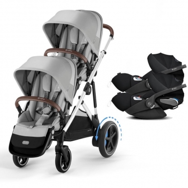 Pack Jumeaux poussette e-Gazelle S...