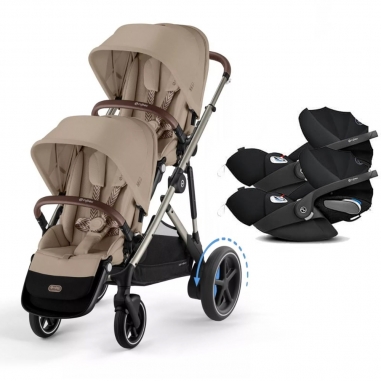 Pack Jumeaux poussette e-Gazelle S...