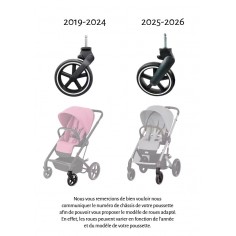 Set de 2 roues avant pour... 2